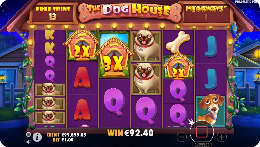 Slots Menu Dog House